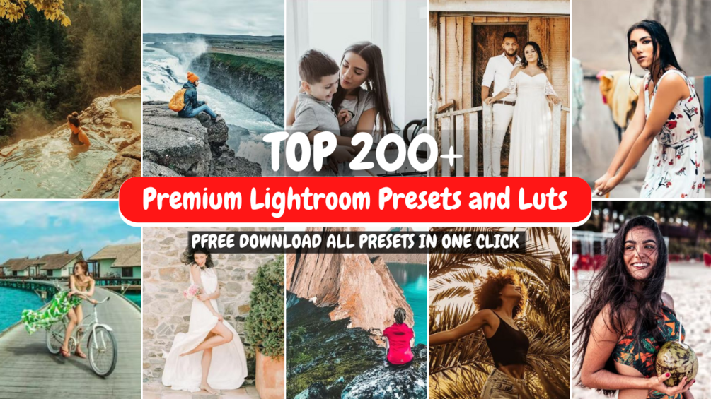200+ Professional Photo Editing Presets & Color Profiles Bundle