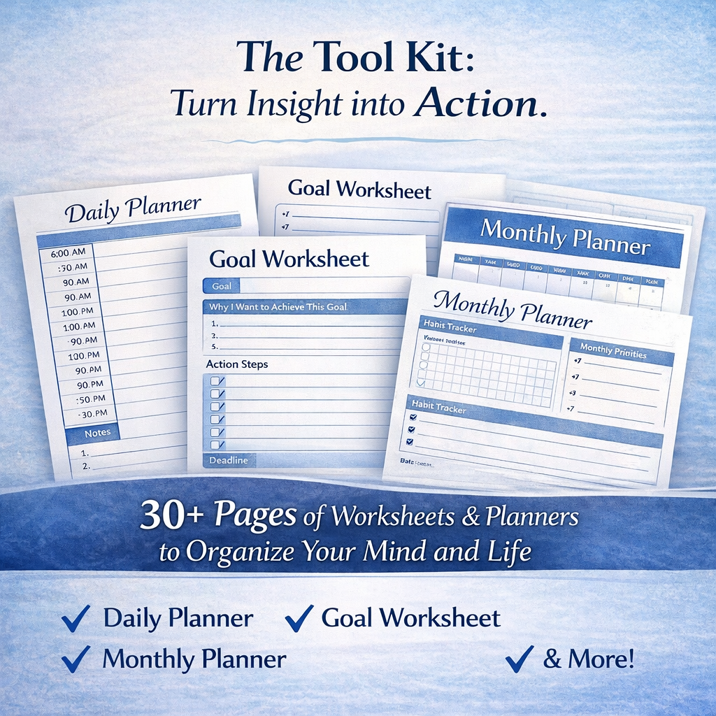 Adult ADHD Therapy Workbook – Strategies for Focus, Organization & Emotional Balance | Printable ADHD Planner & Worksheets - Image 3